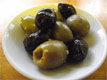 Black and Green Olives